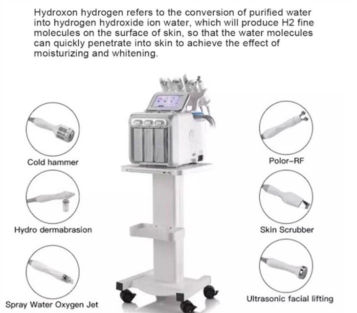 Multy-functinal  Small Bubble Machine For Skin Care And Rejuvenation